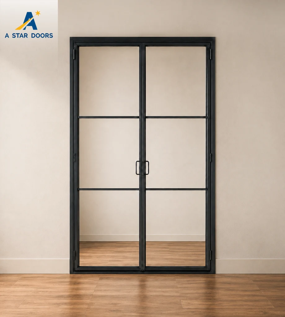 Slim Frame aluminium bifold door with clear glass (1)
