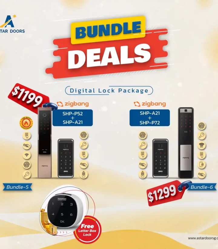 Zigbang Digital Door & Gate Lock Bundle Promotion