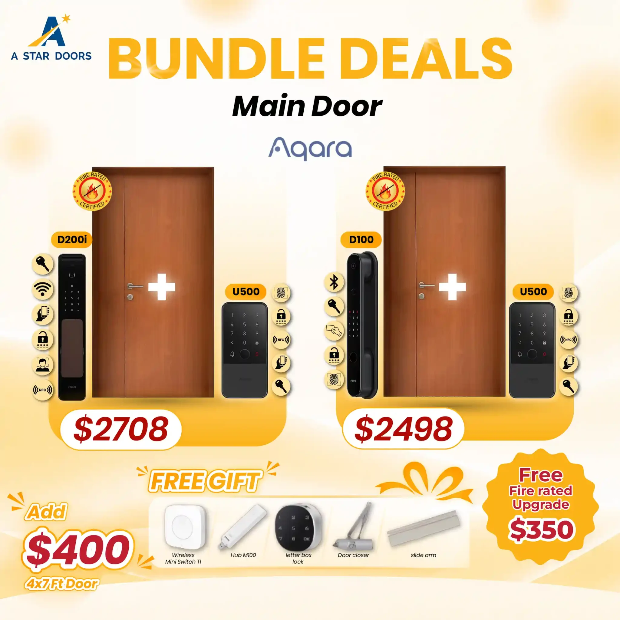 Door and aqara lock promotion