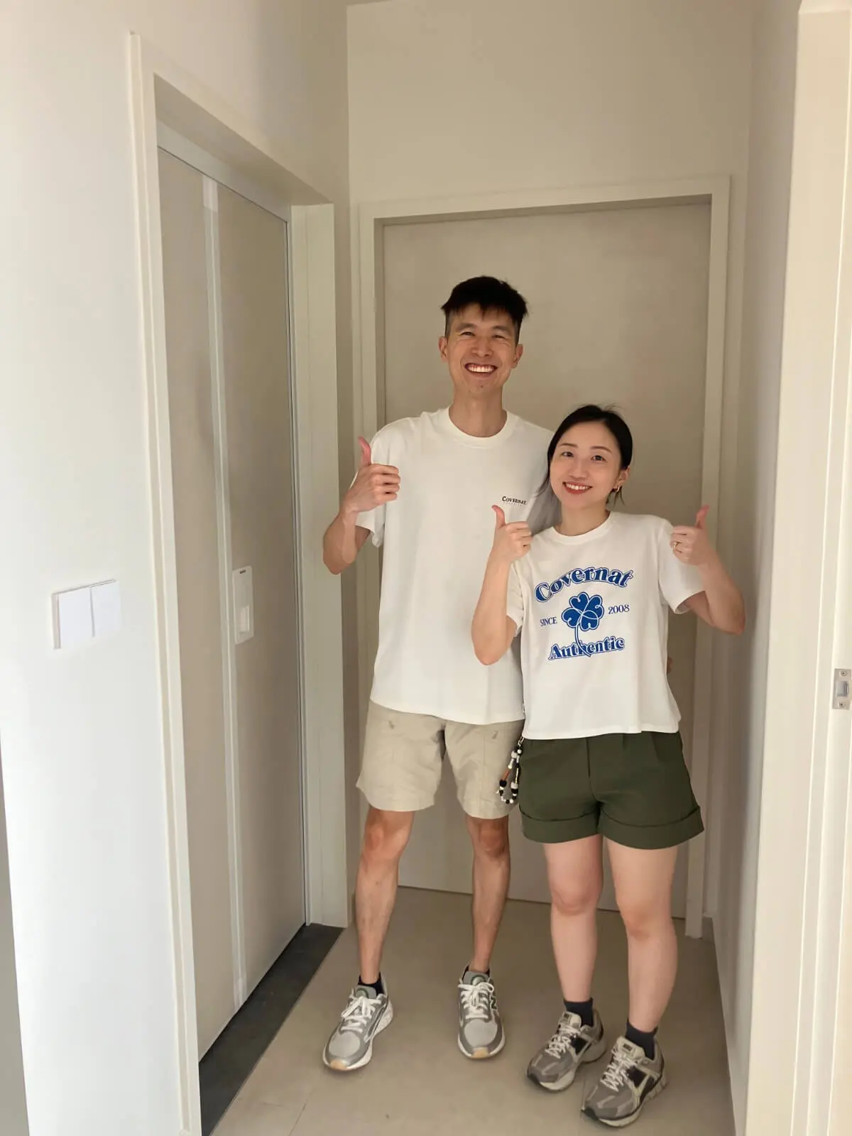 Happy A Star Doors customer at their new home entrance